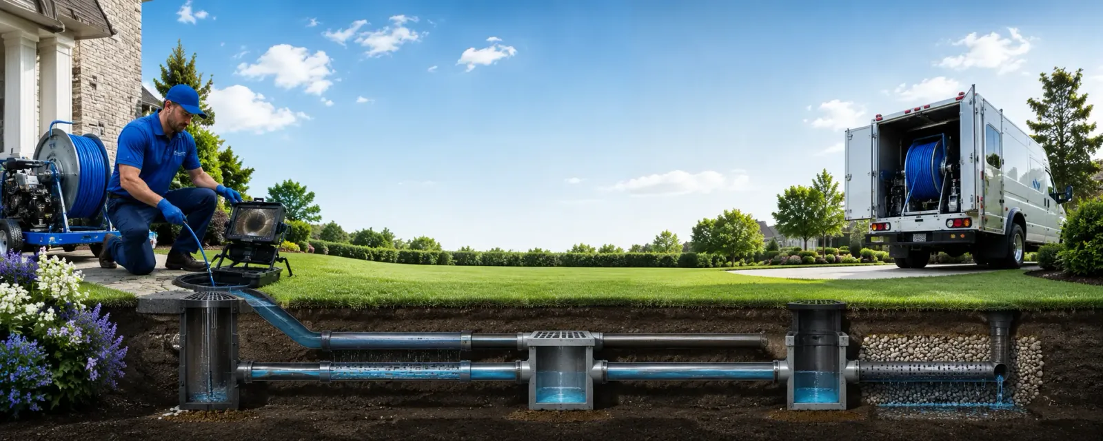Outdoor drain cleaning information for Jewell, GA